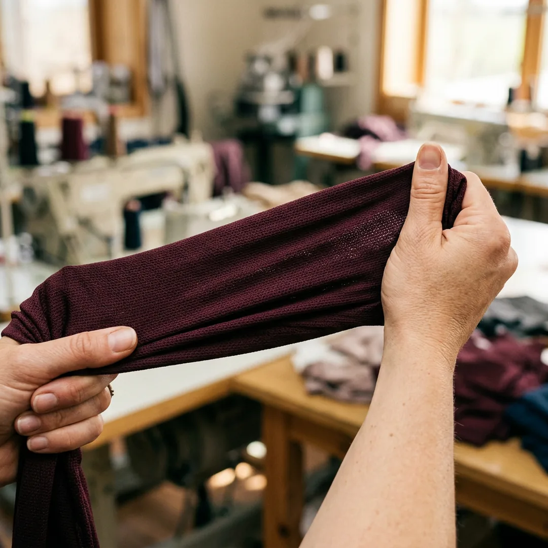 Tejido elástico de punto para pantalones de montar