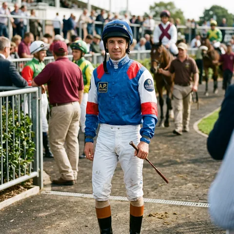 Chaquetilla y pantalón de jockey ajustados al cuerpo